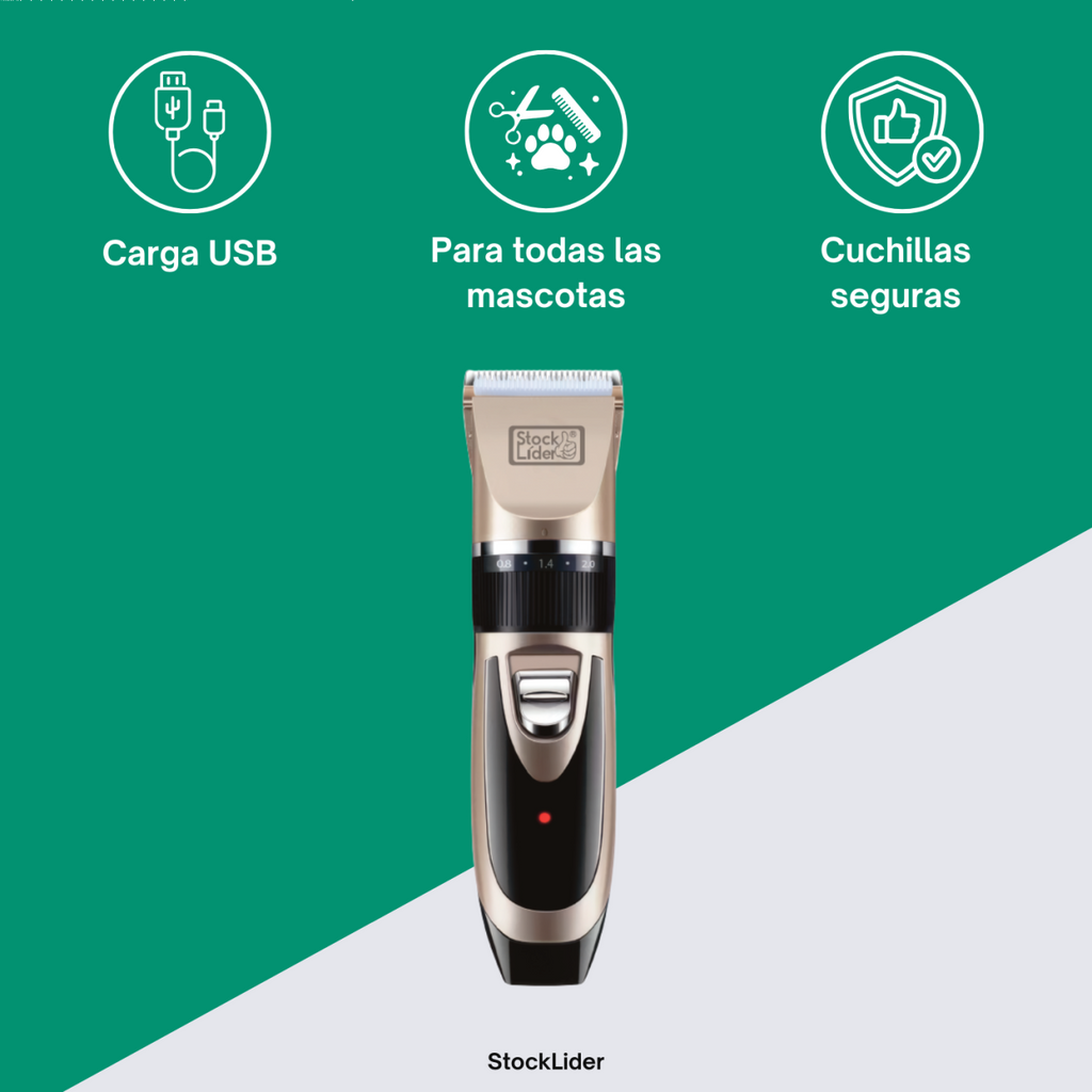 Máquina cortapelo para mascotas