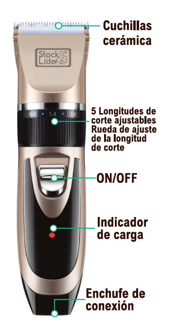 Máquina cortapelo para mascotas