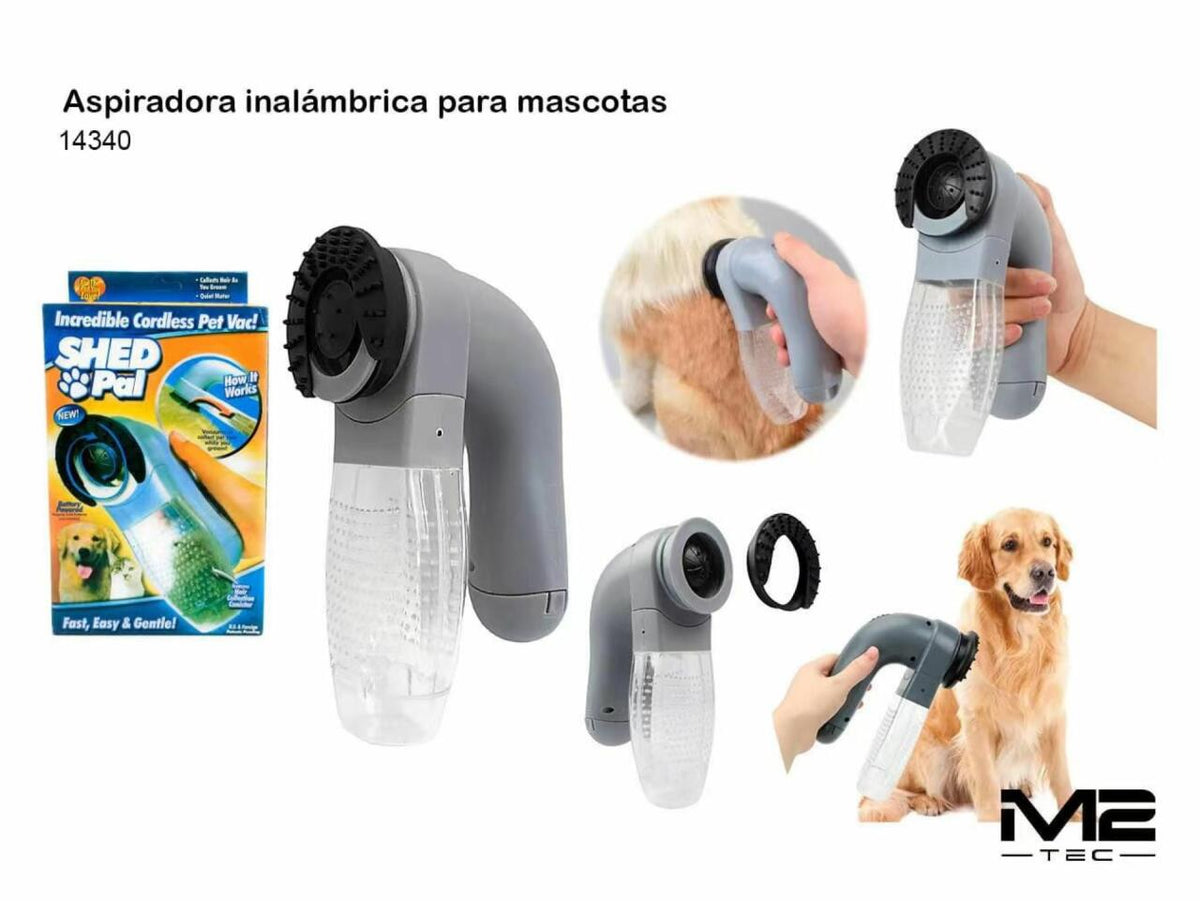 Aspirador quitapelos inalámbrico para mascotas