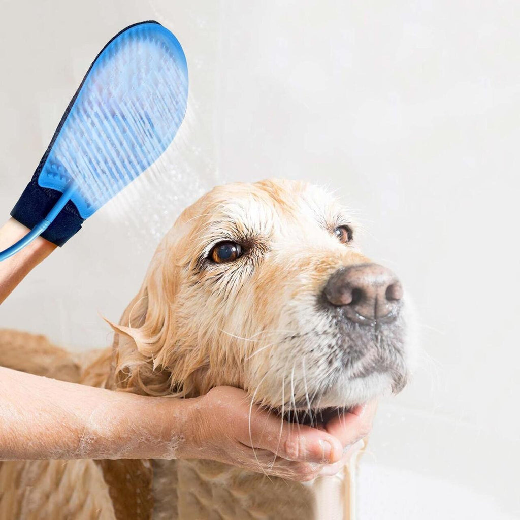 Guante de baño y masaje para mascotas