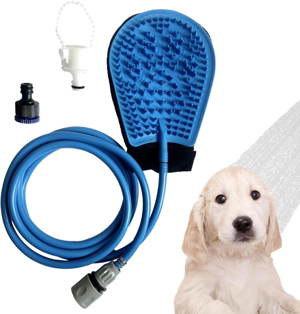 Guante de baño y masaje para mascotas