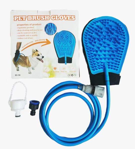 Guante de baño y masaje para mascotas