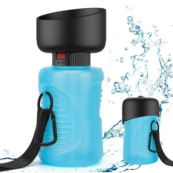 Botella de agua plegable para paseos