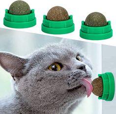 Bola de catnip giratoria para gatos